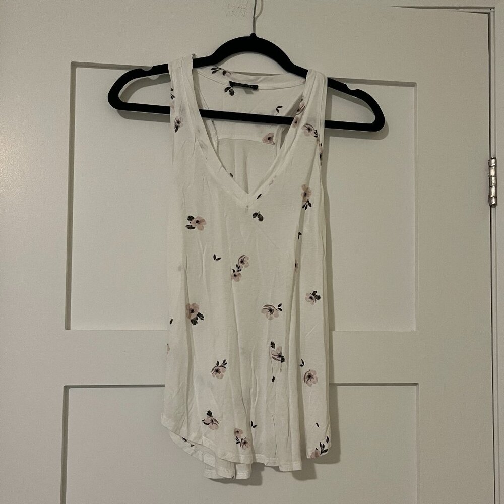 Dynamite Floral V-Neck Tank Top